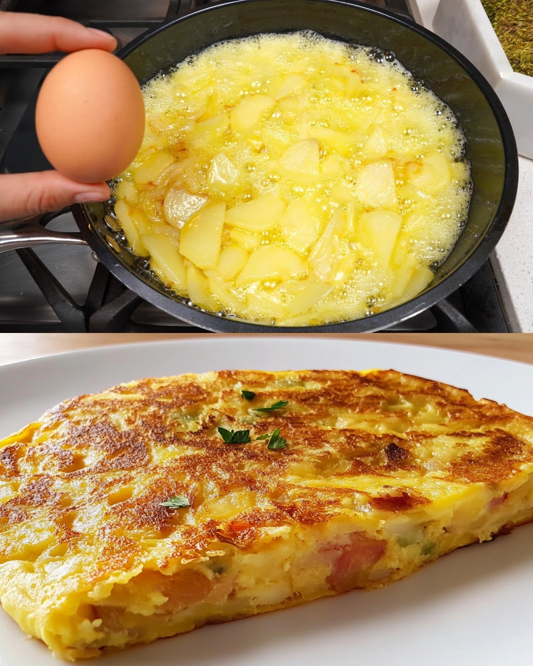 Easy Spanish Omelette for One (or Two) | Tortilla de Patatas