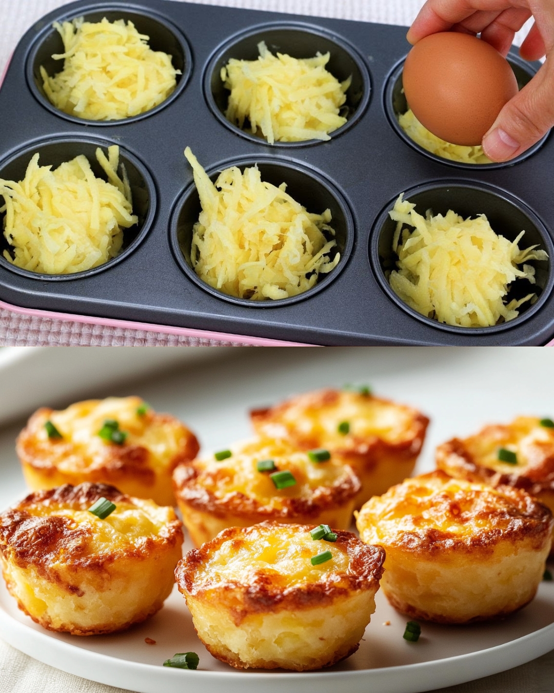 Cheesy Potato Muffins