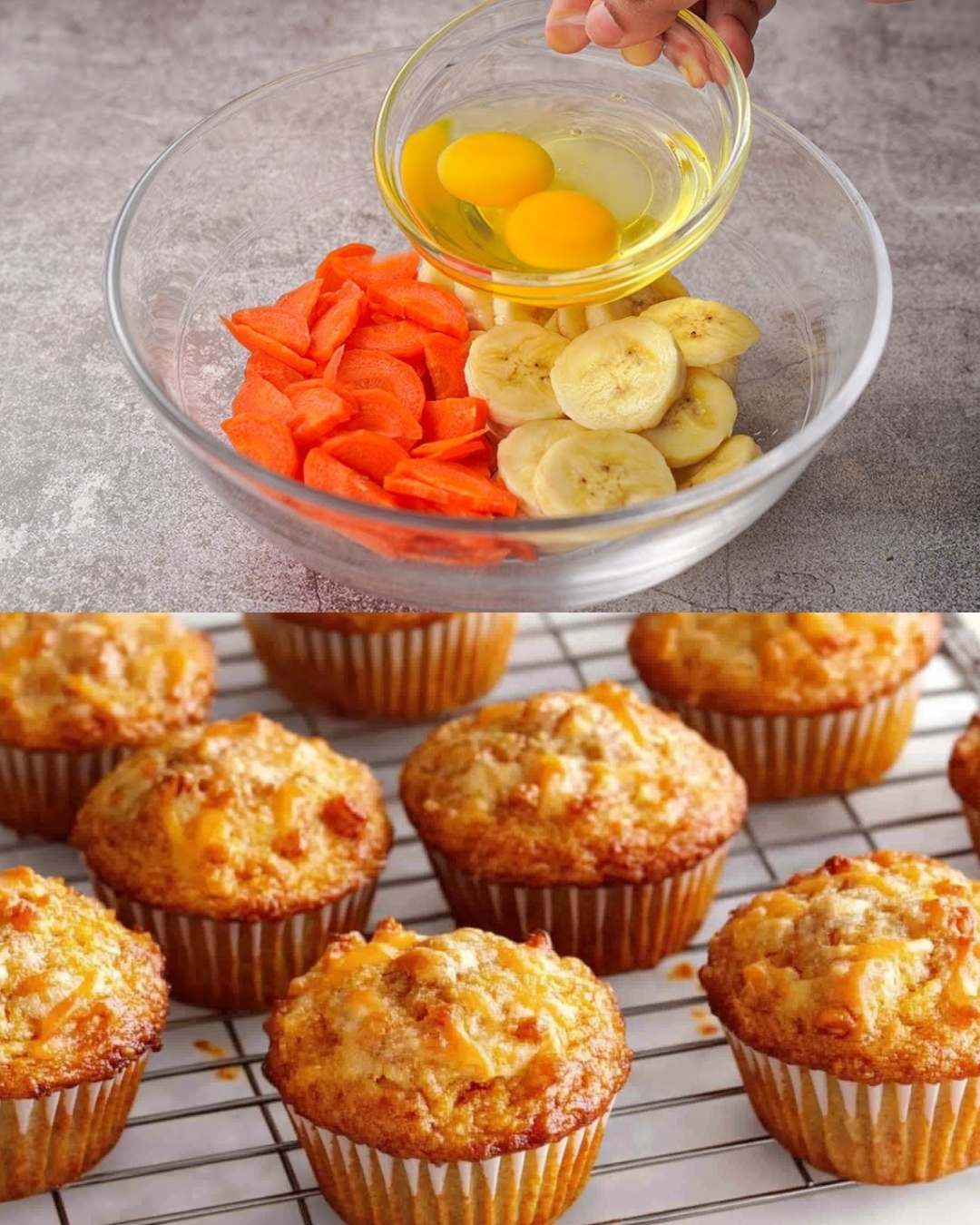 Banana and Carrot Muffins