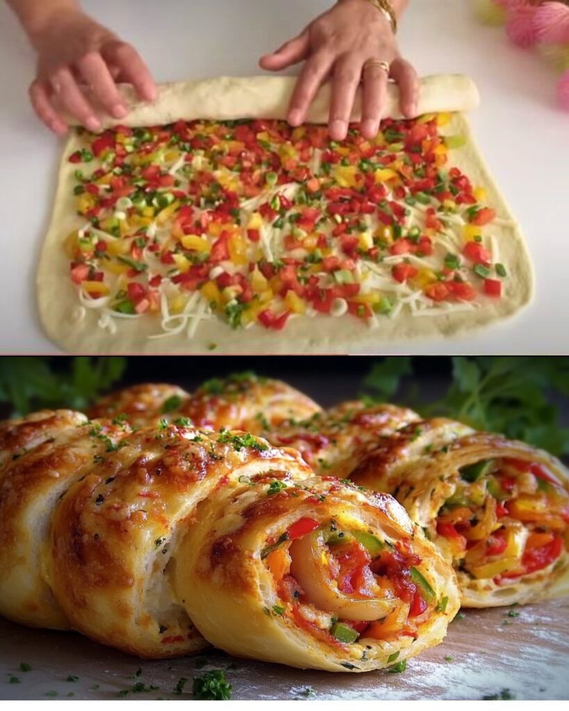 Veggie-Filled Flatbread Recipe