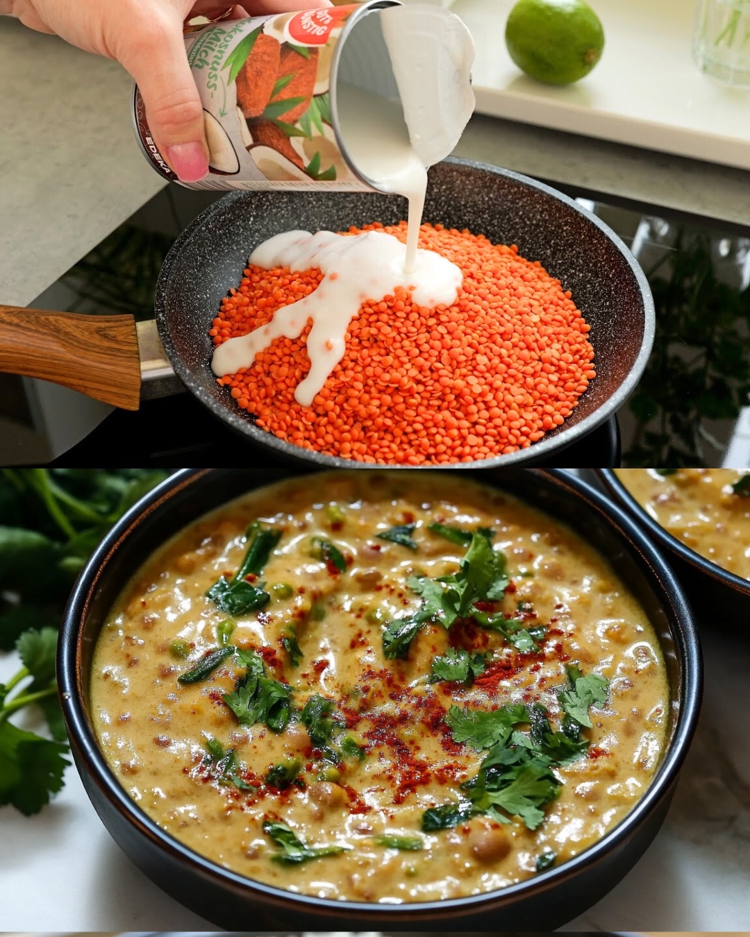 Creamy Coconut Curry with Red Lentils
