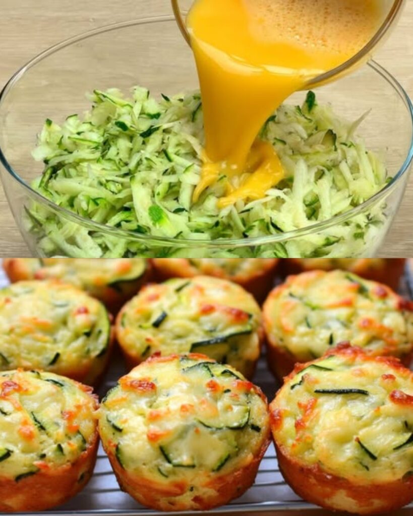 Zucchini and Potato Cheese Muffins Recipe