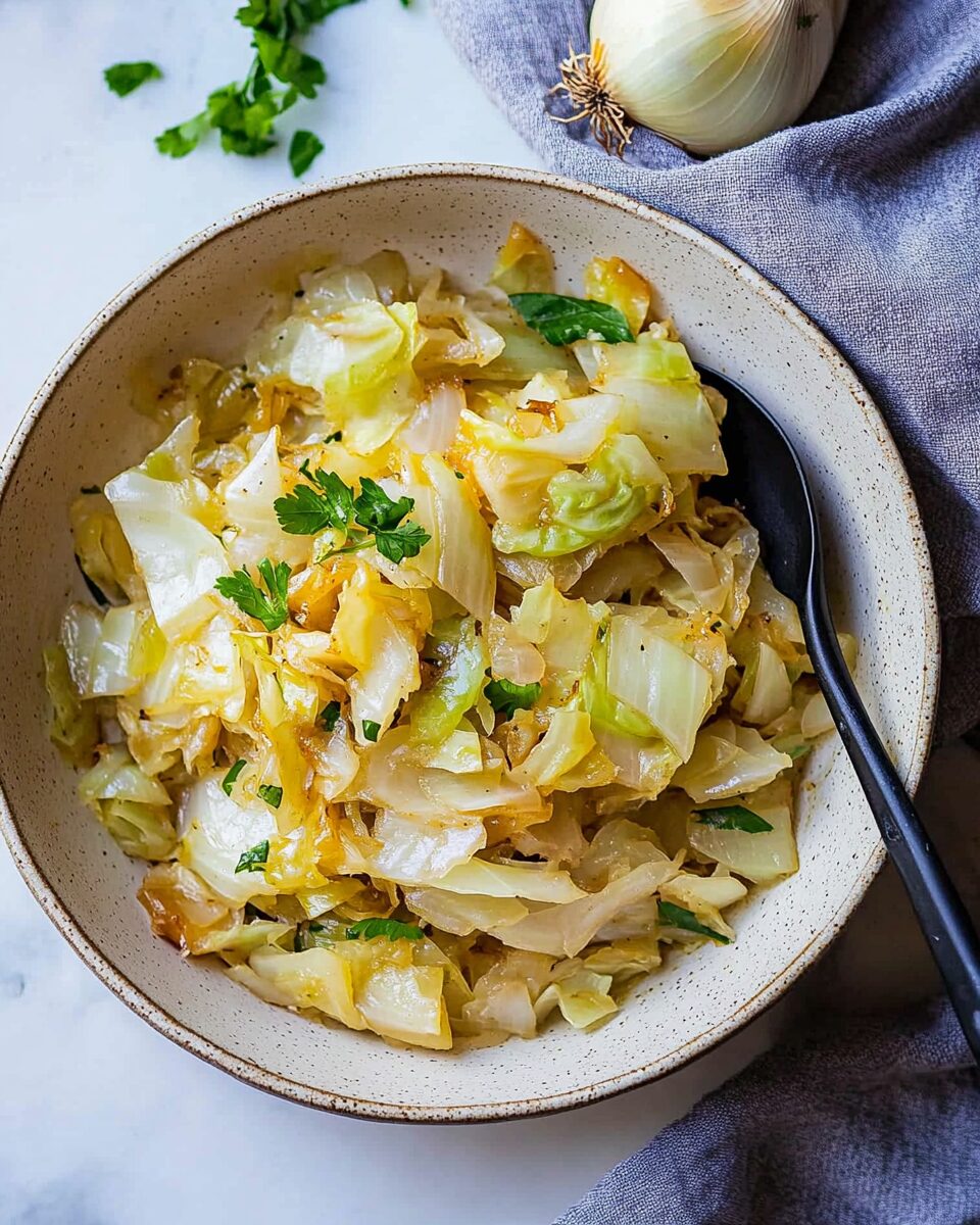 Caramelized Cabbage and Onions