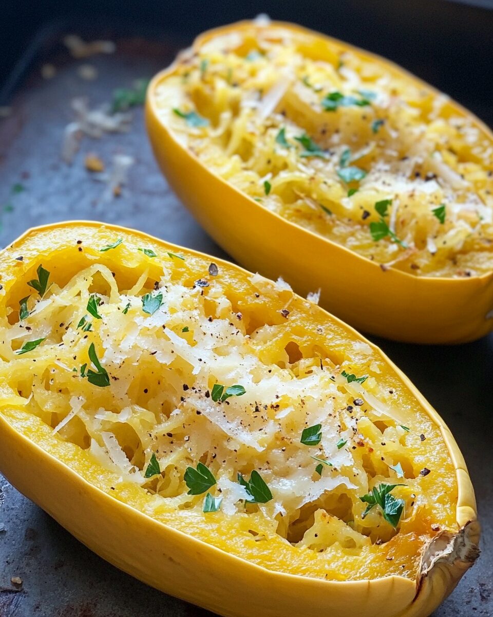 Spaghetti Squash Alfredo