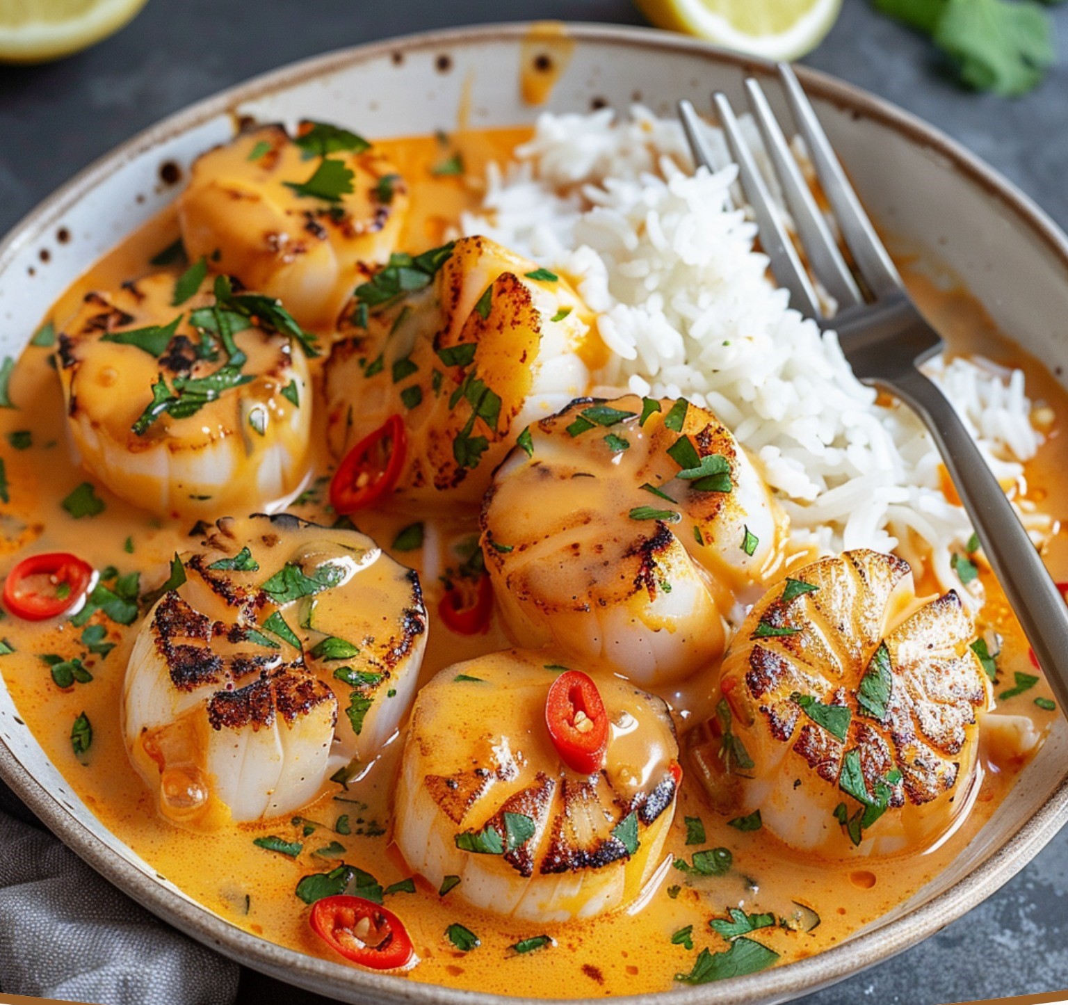 Thai Red Curry Scallops: A Delicious Seafood Dish