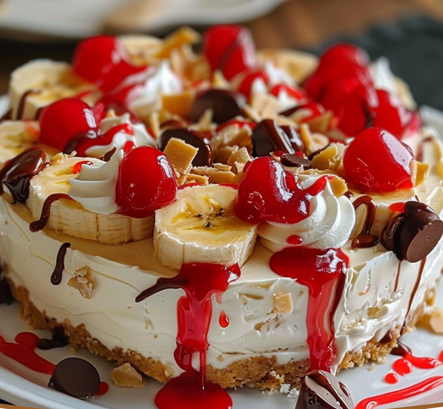 Banana Split Cheesecake