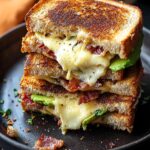 Avocado Bacon Grilled Cheese: A Gooey and Indulgent Comfort Food