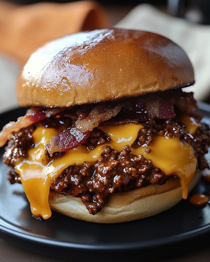 BACON CHEESEBURGER SLOPPY JOES: A TWIST ON A CLASSIC