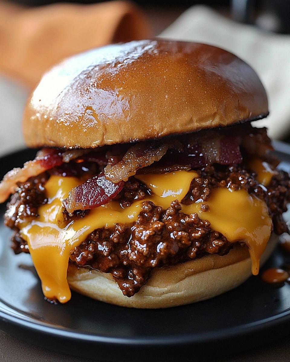 BACON CHEESEBURGER SLOPPY JOES: A TWIST ON A CLASSIC