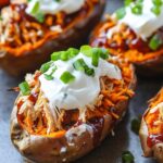 BBQ CHICKEN STUFFED SWEET POTATOES: A HEALTHY AND DELICIOUS MEAL