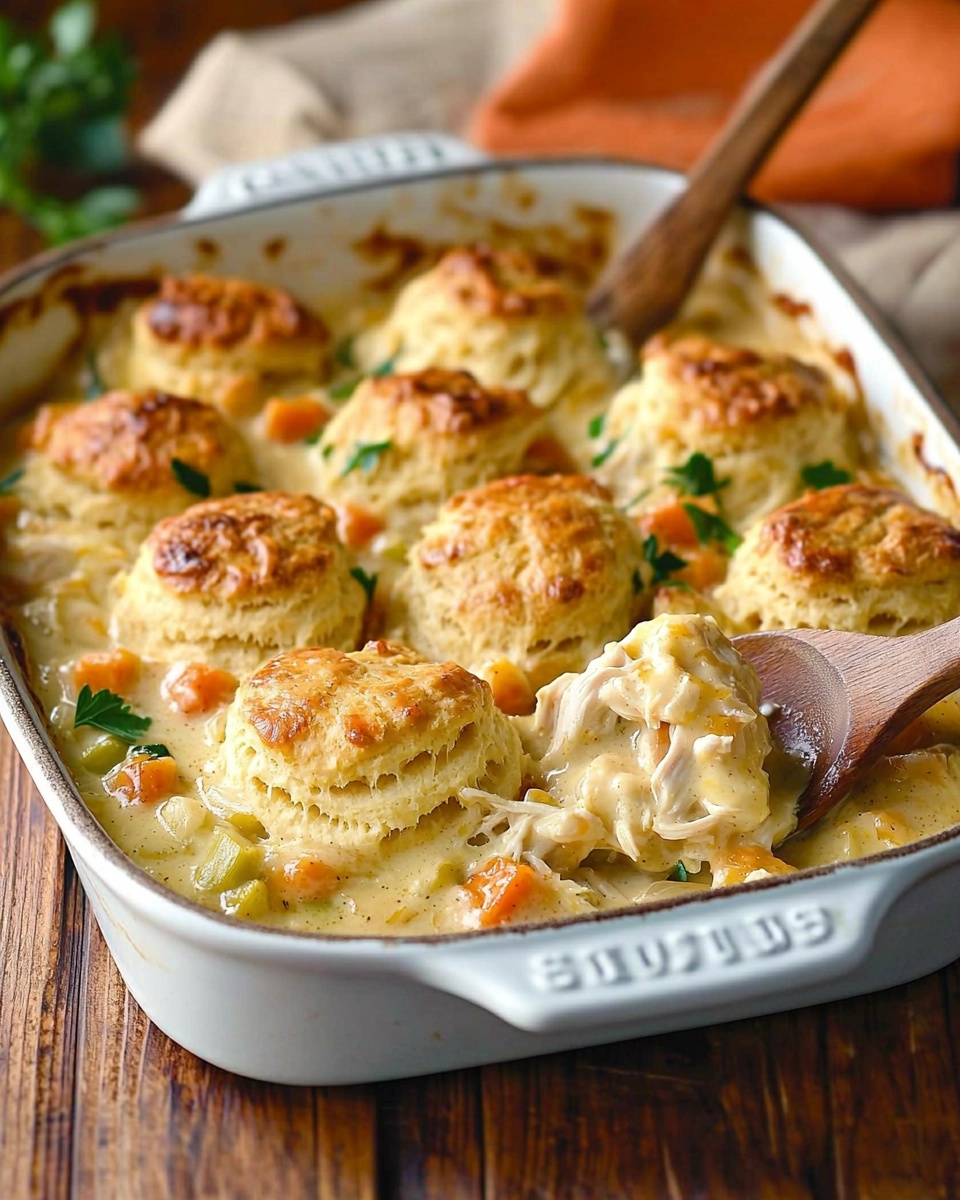 CHICKEN AND BISCUIT CASSEROLE: A CLASSIC COMFORT FOOD RECIPE