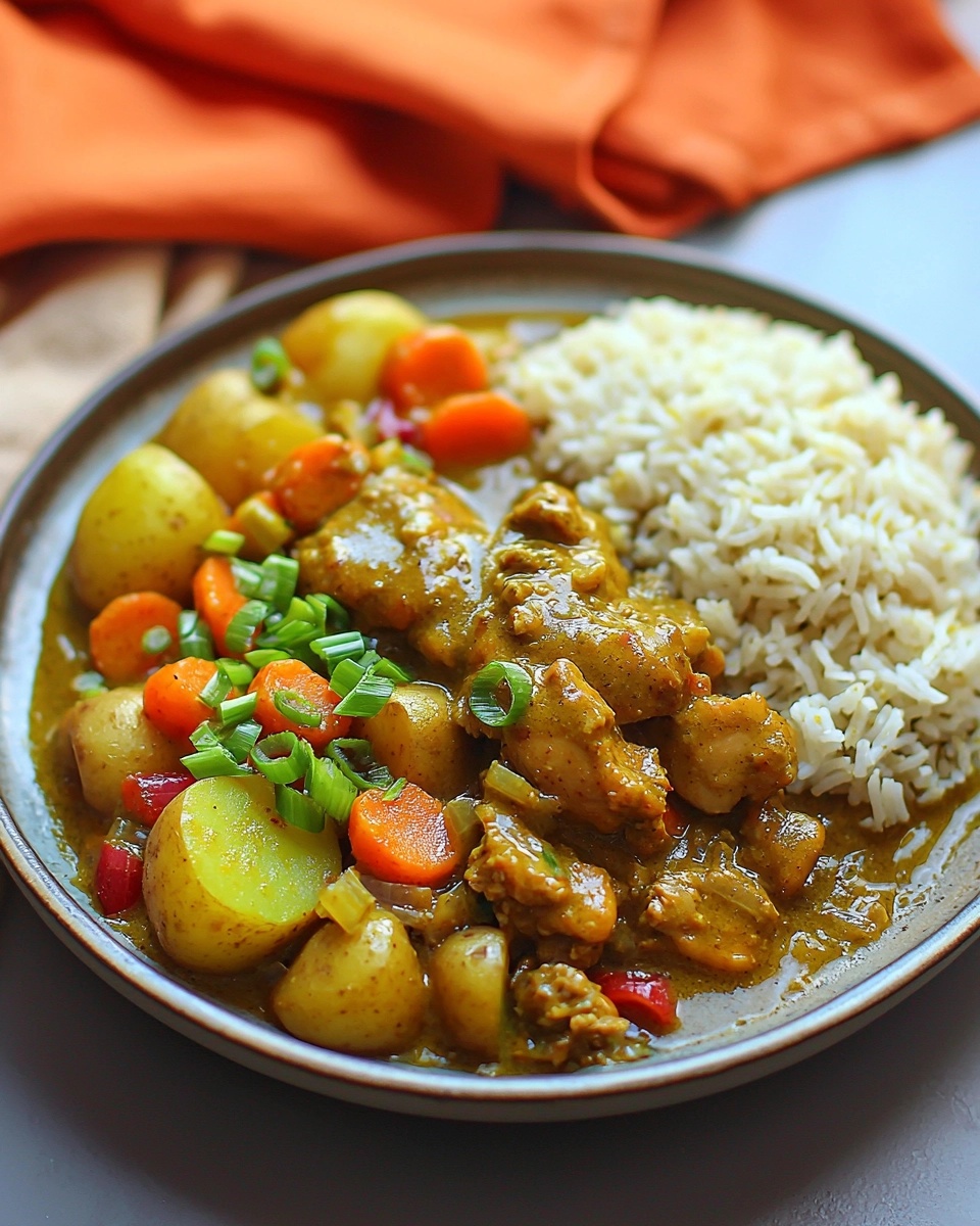 CHICKEN CURRY WITH POTATOES AND VEGETABLES: A CREAMY, SPICY ONE-POT MEAL