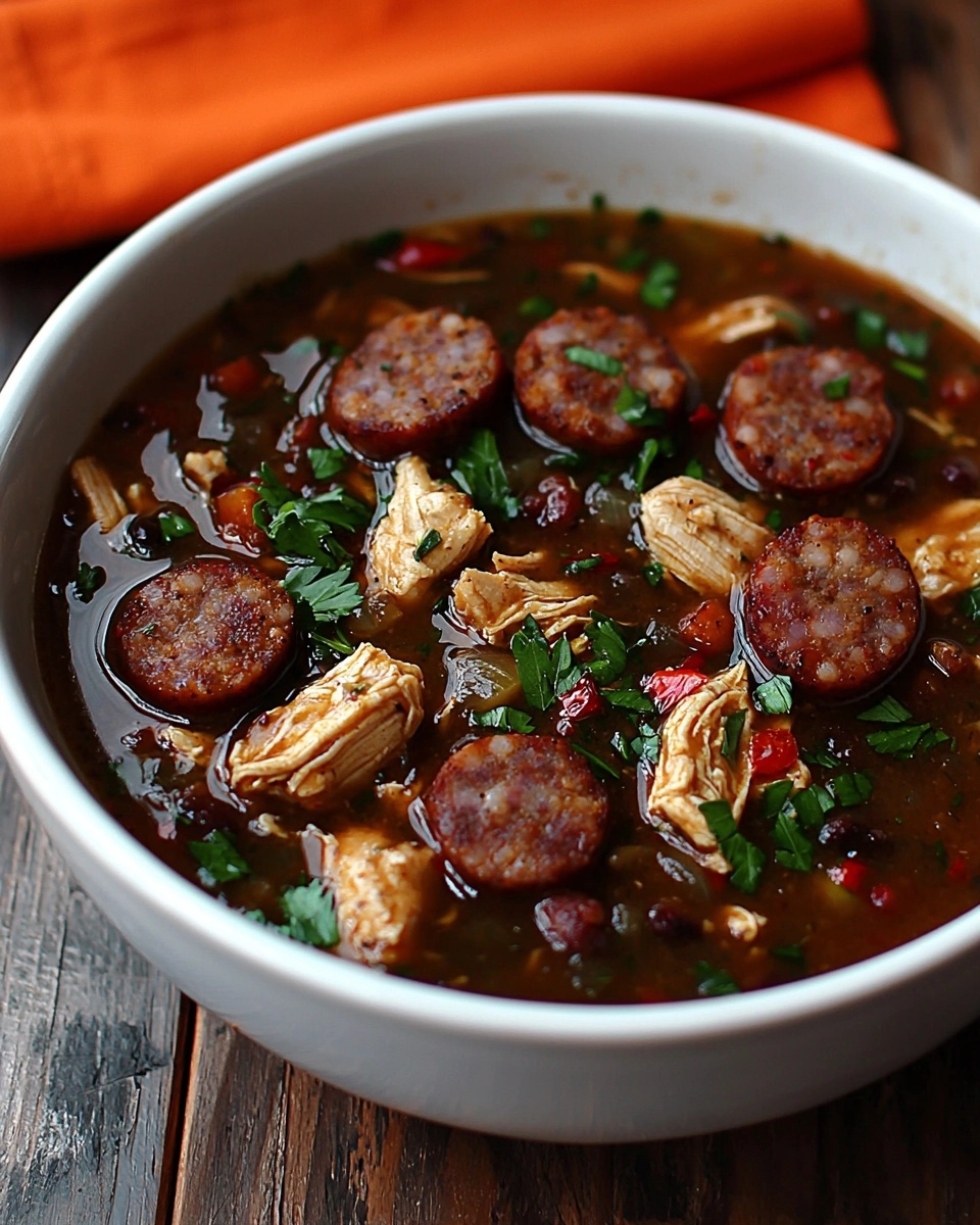 CLASSIC CHICKEN AND SAUSAGE GUMBO: A HEARTY SOUTHERN FAVORITE