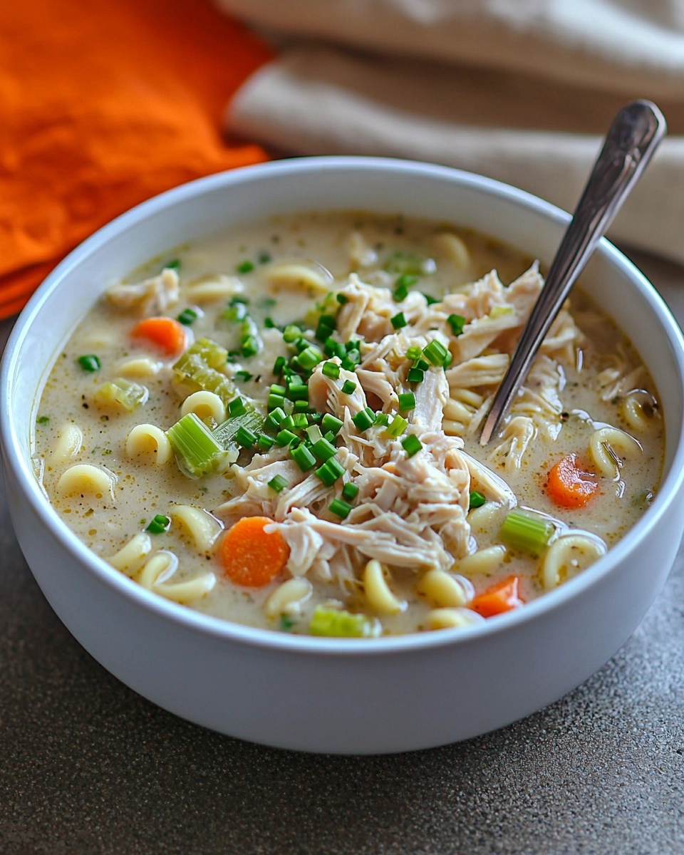 CREAMY CHICKEN PASTA SOUP: A HEARTY AND COMFORTING RECIPE