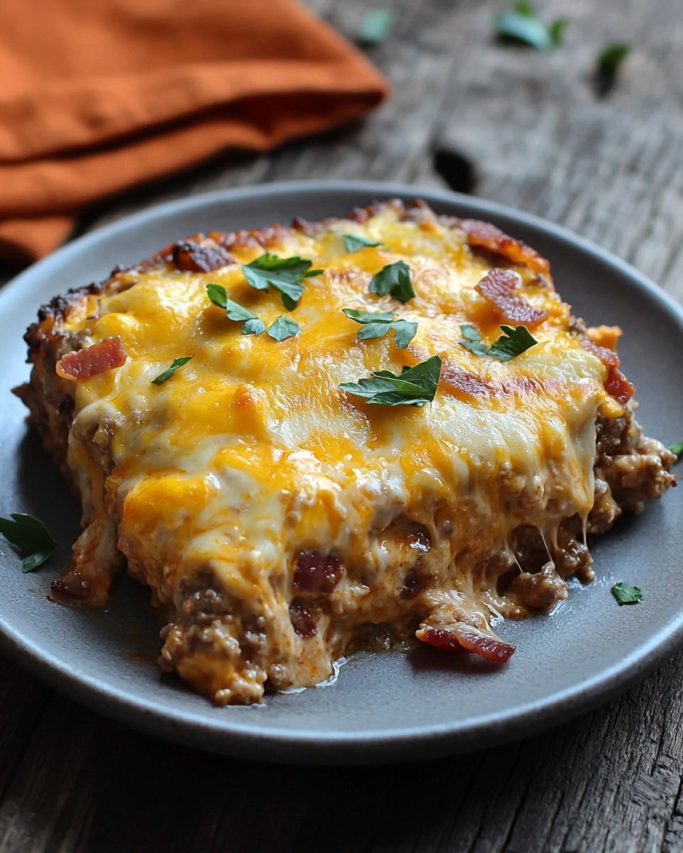 Cheesy Bacon Cheeseburger Casserole Recipe: A Comfort Food Classic