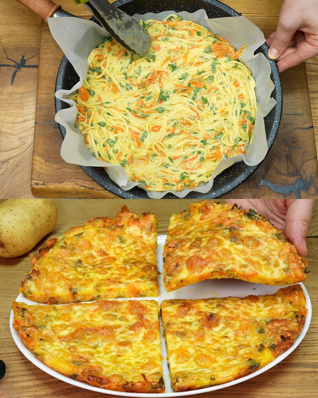 Vegetable and Cheddar Cheese Bake
