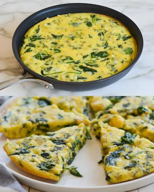 Spinach and Cheese Frittata