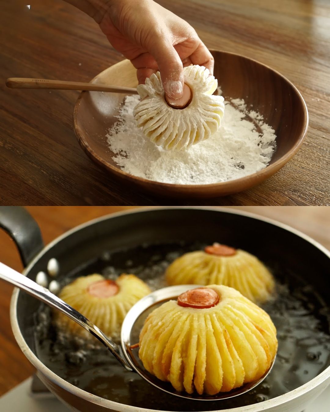 Potato and Sausage Croquettes