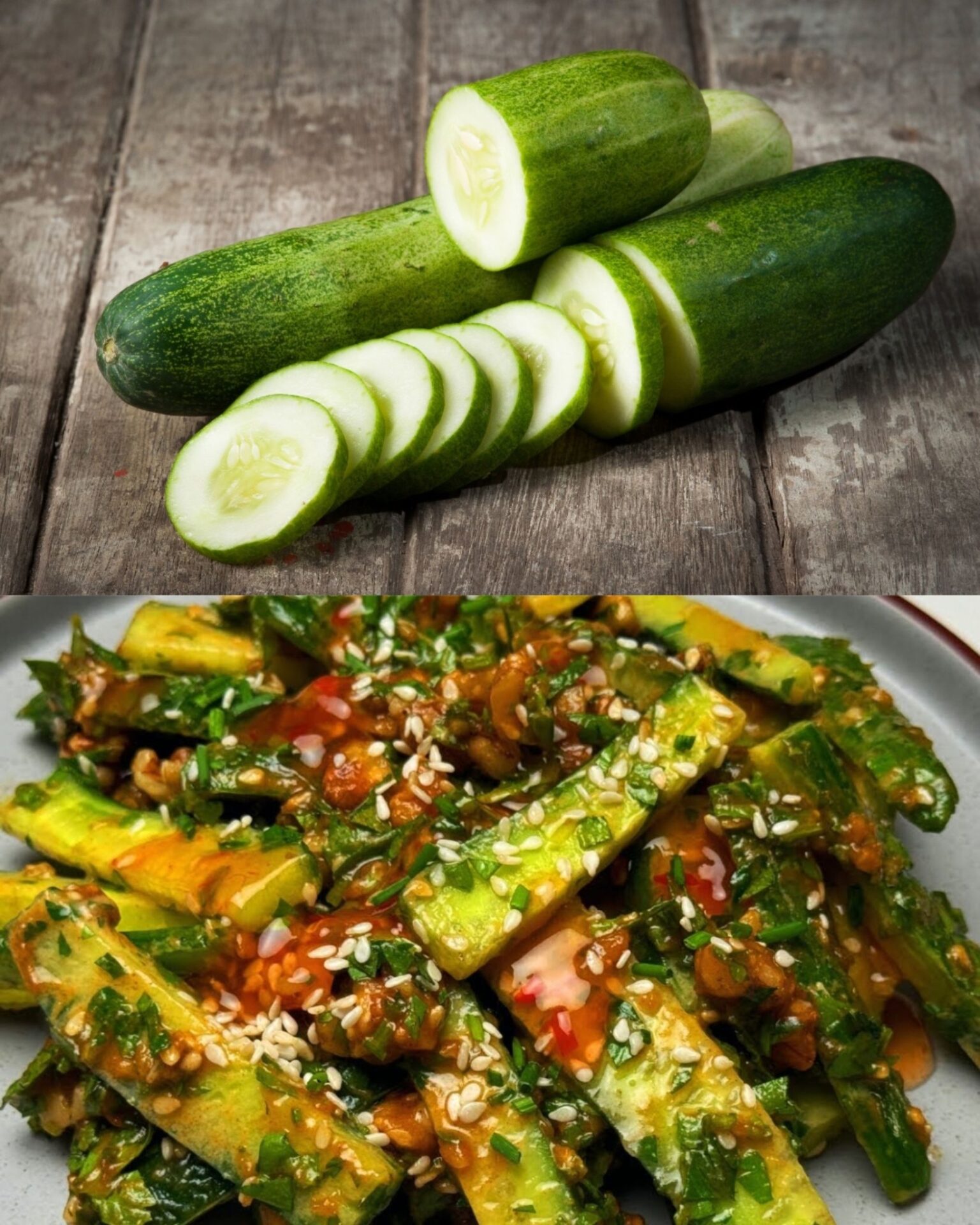 Cucumber & Walnut Salad with Peanut Butter Dressing: A Refreshing, Flavorful Twist