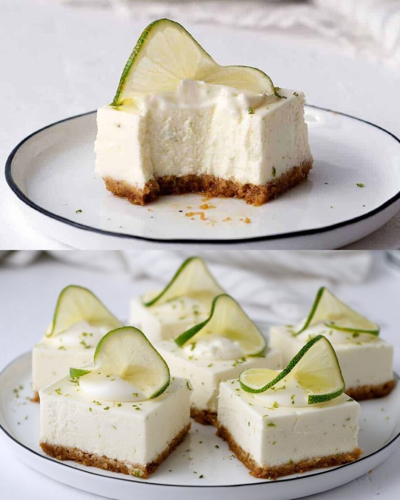 No-Bake Lime Cheesecake Bars