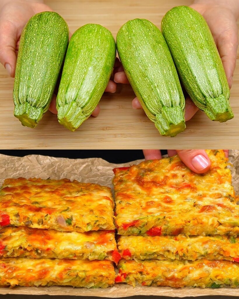 Zucchini and Potato Casserole with Garlic-Cucumber Sauce