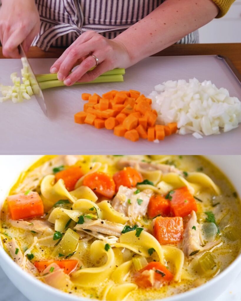 Classic Chicken Soup with Egg Noodles