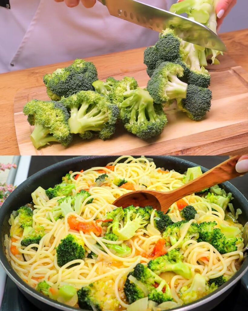 Spaghetti with Garlic, Broccoli, and Cherry Tomatoes: A Flavorful Delight