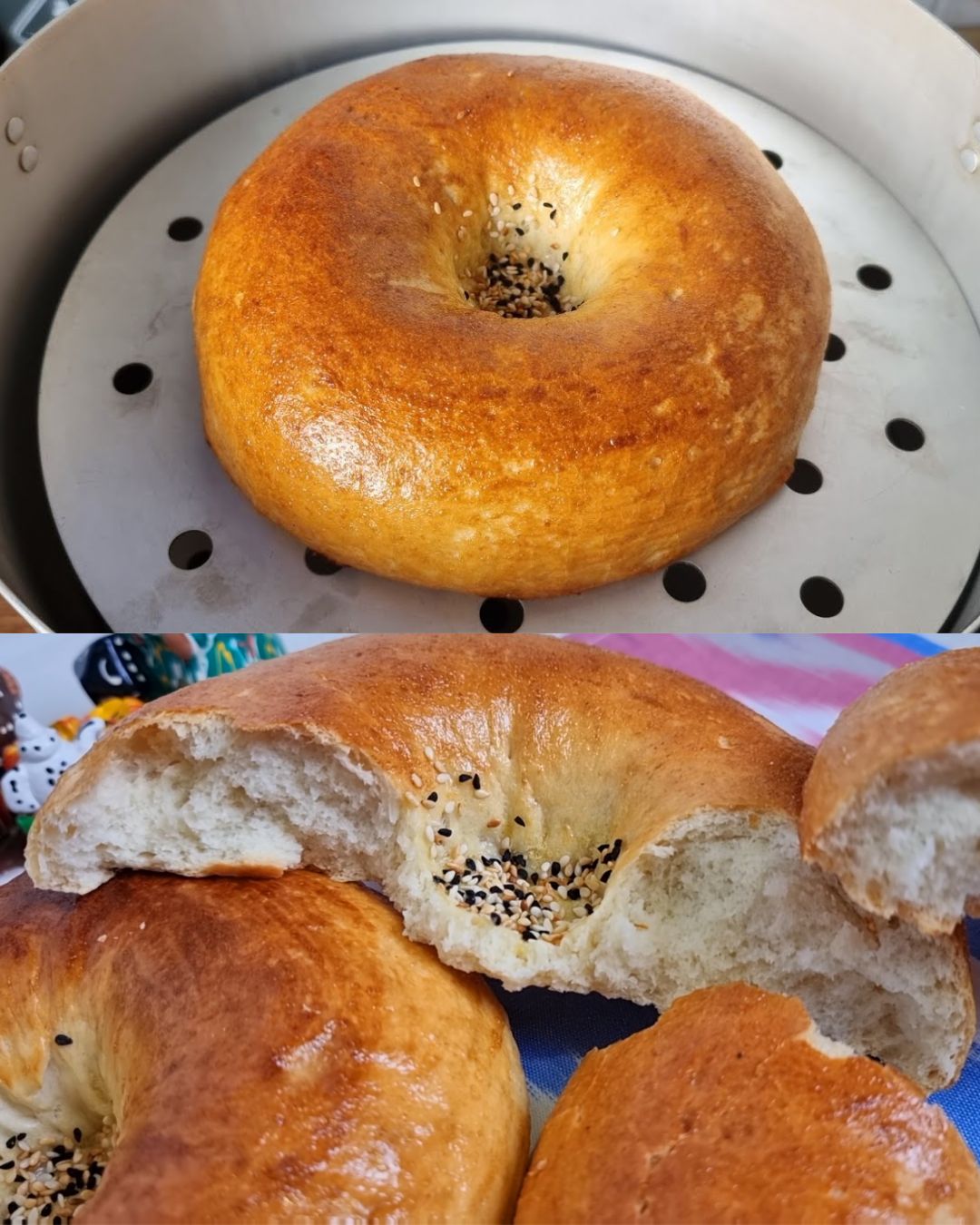 Traditional Soft and Fluffy Seeded Bread