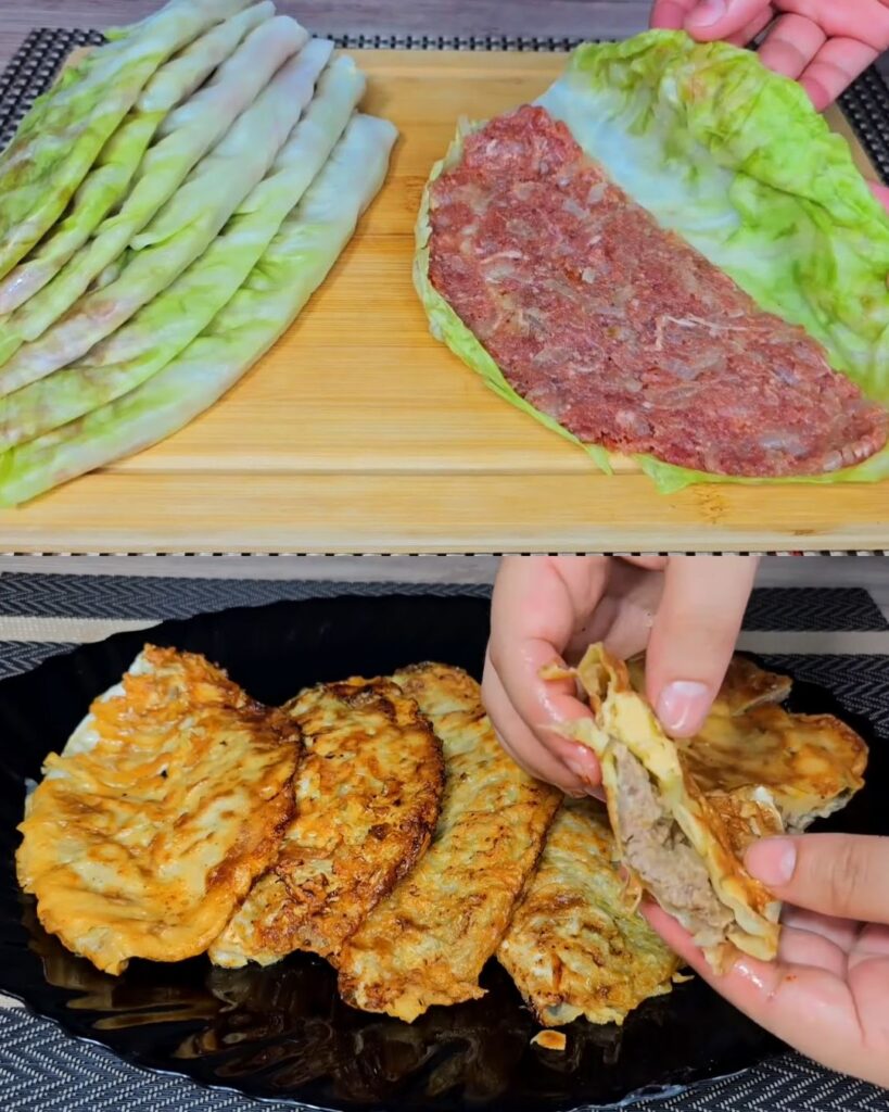Stuffed Cabbage Rolls with Meat Filling
