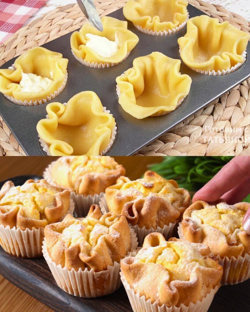 Cottage Cheese and Ricotta Pastry Pockets