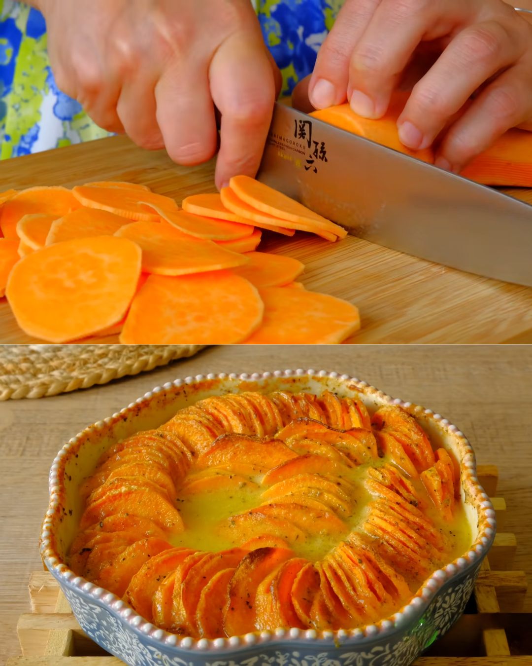 Creamy Dairy-Free Sweet Potato Gratin