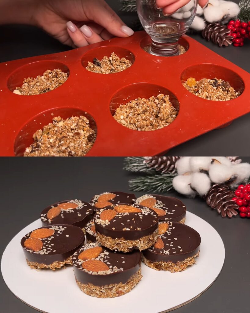 Homemade Oatmeal Energy Bars with Dark Chocolate