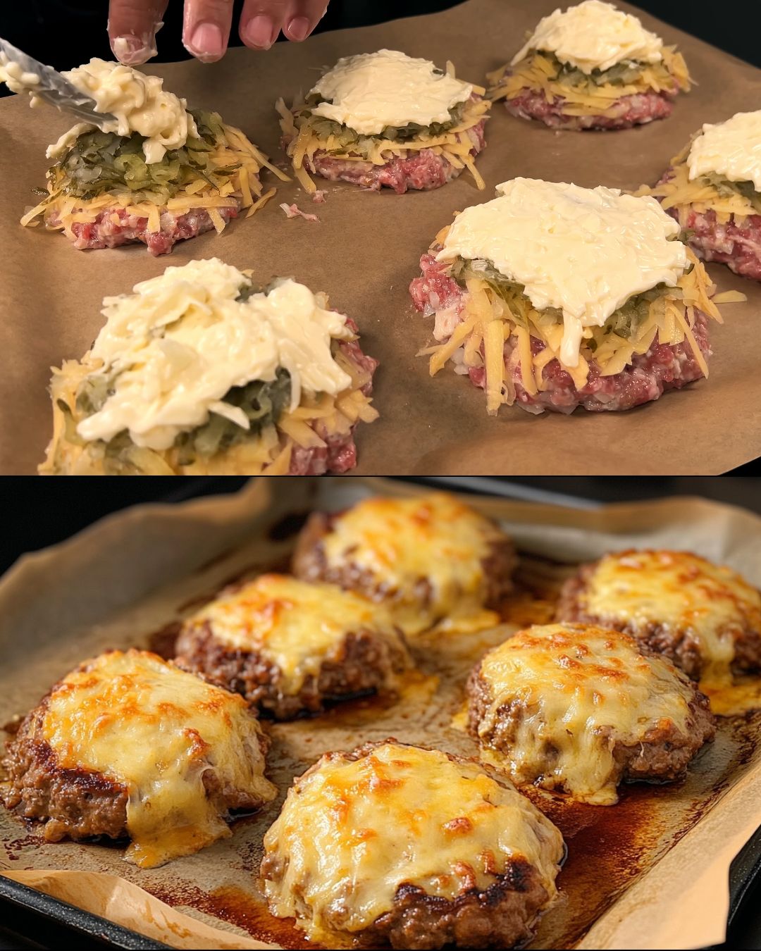 Hearty Minced Meat and Potato Casserole with Fresh Salad