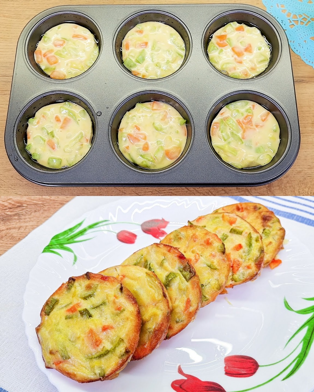 Savory Vegetable Muffins