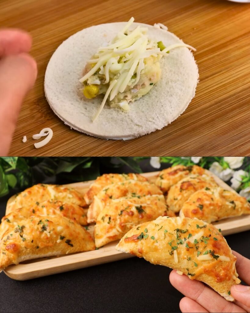 Tuna and Potato Stuffed Bread Bites