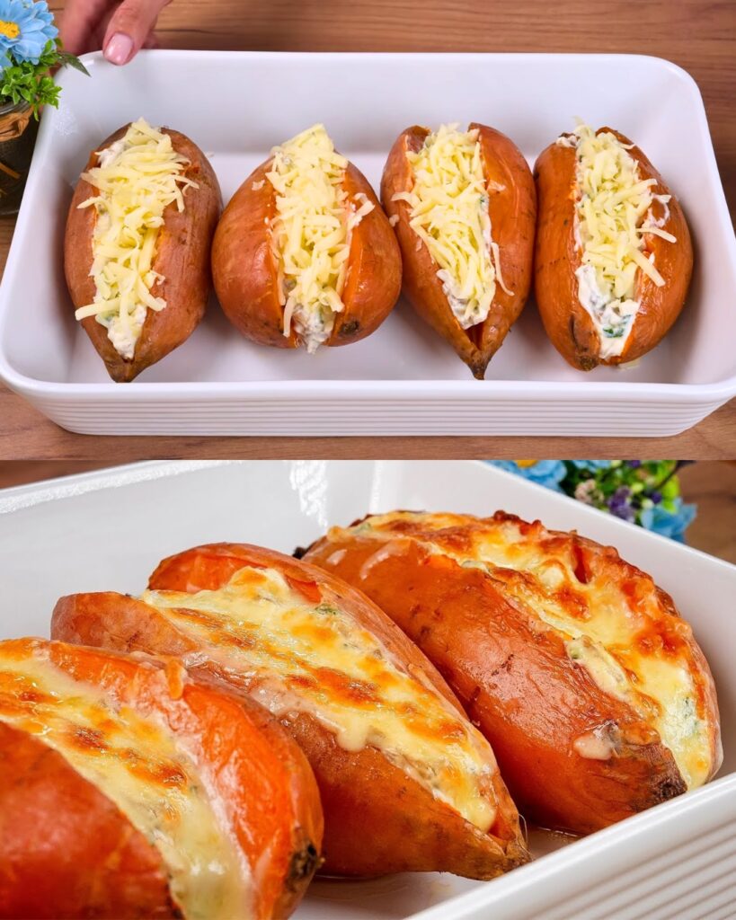 Creamy Stuffed Sweet Potatoes
