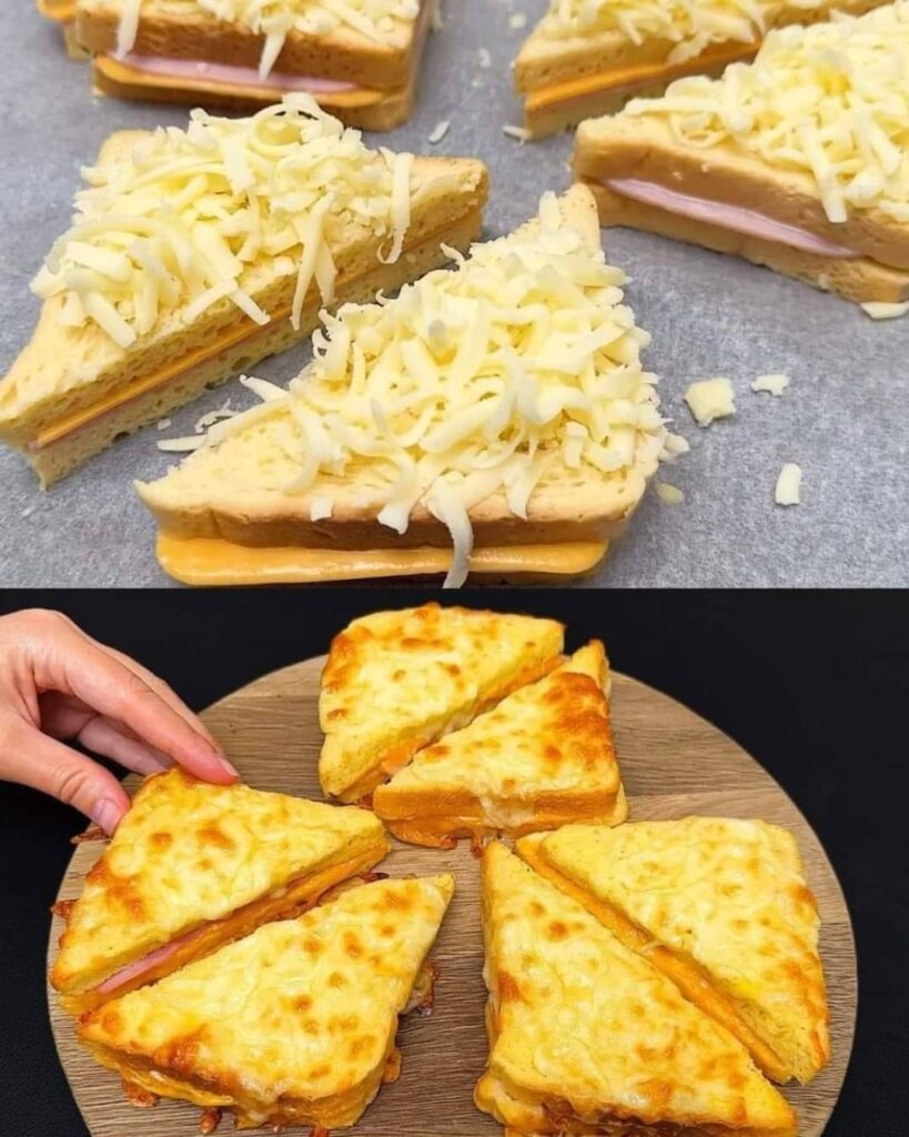 Cheese & Ham Breakfast Sandwich Bake