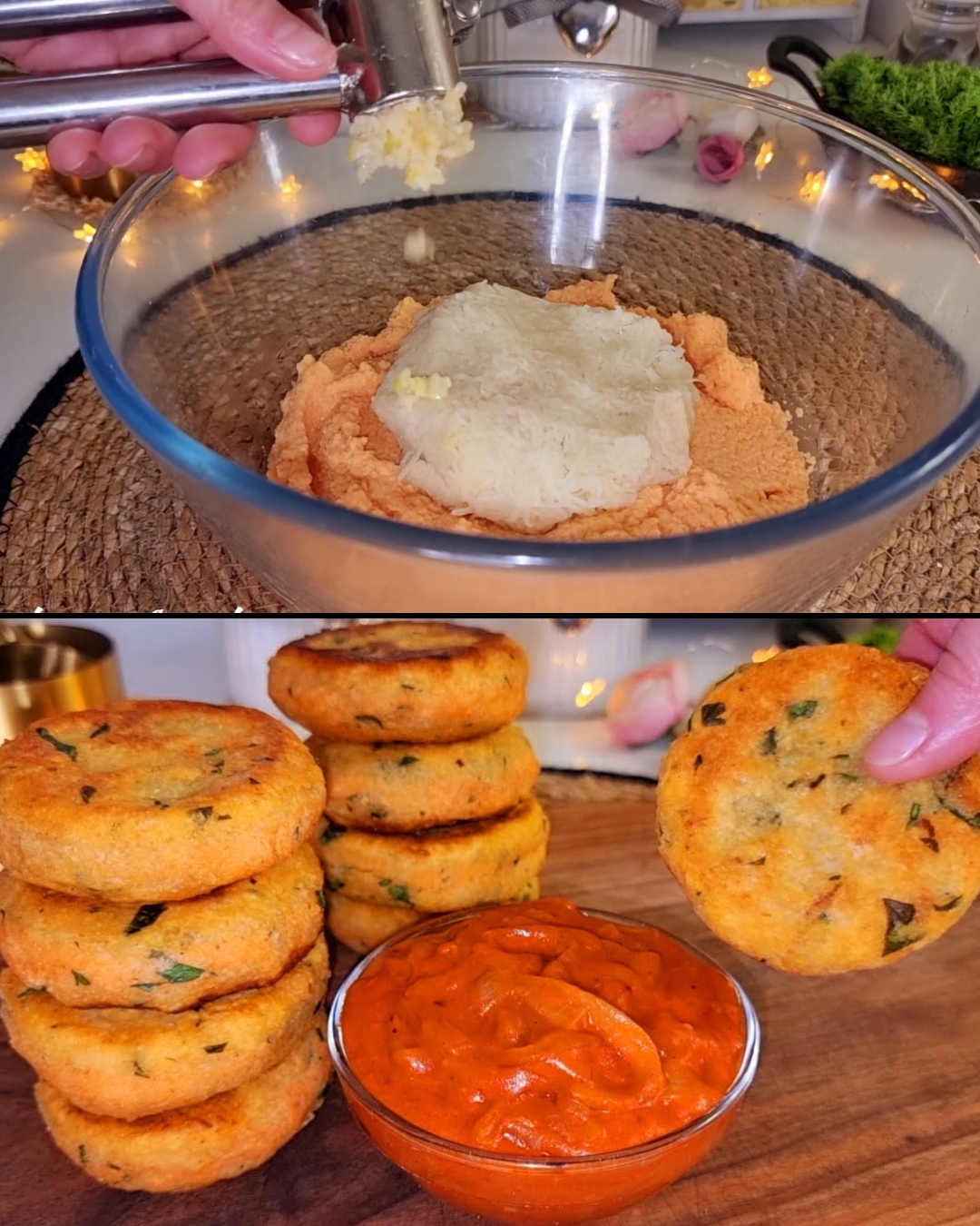 Easy Cheesy Lentil and Potato Bake