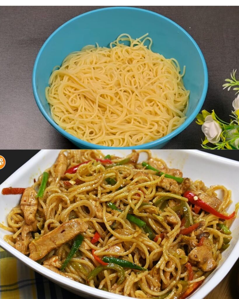 Chicken and Vegetable Stir-Fry Noodles