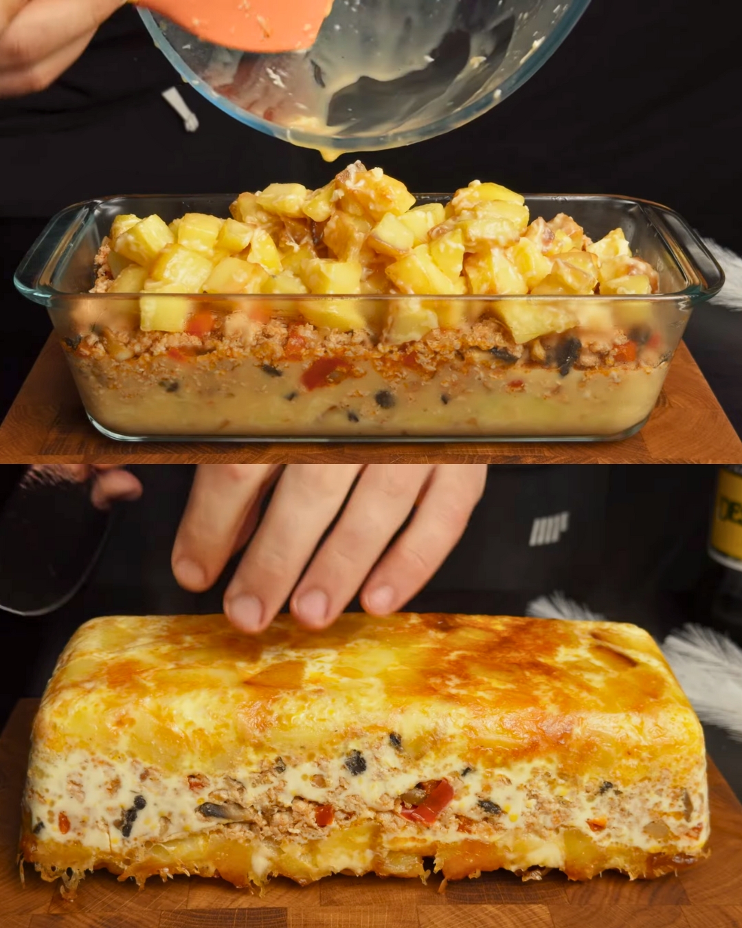 Cheesy Chicken and Mushroom Bake