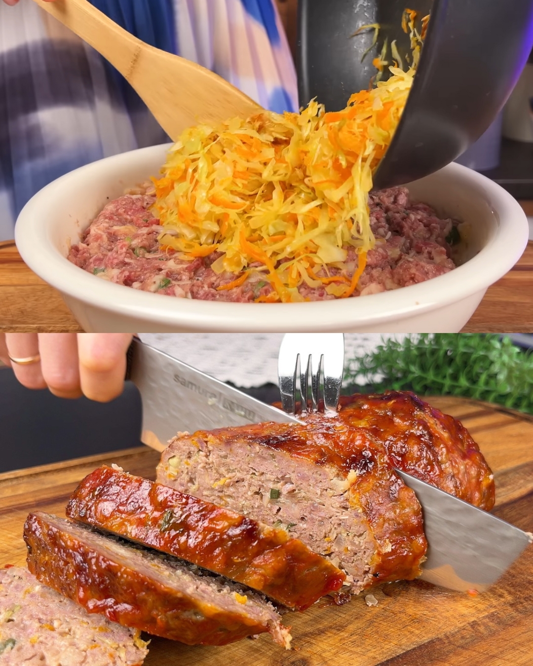 Oven-Baked Meatloaf with Vegetables
