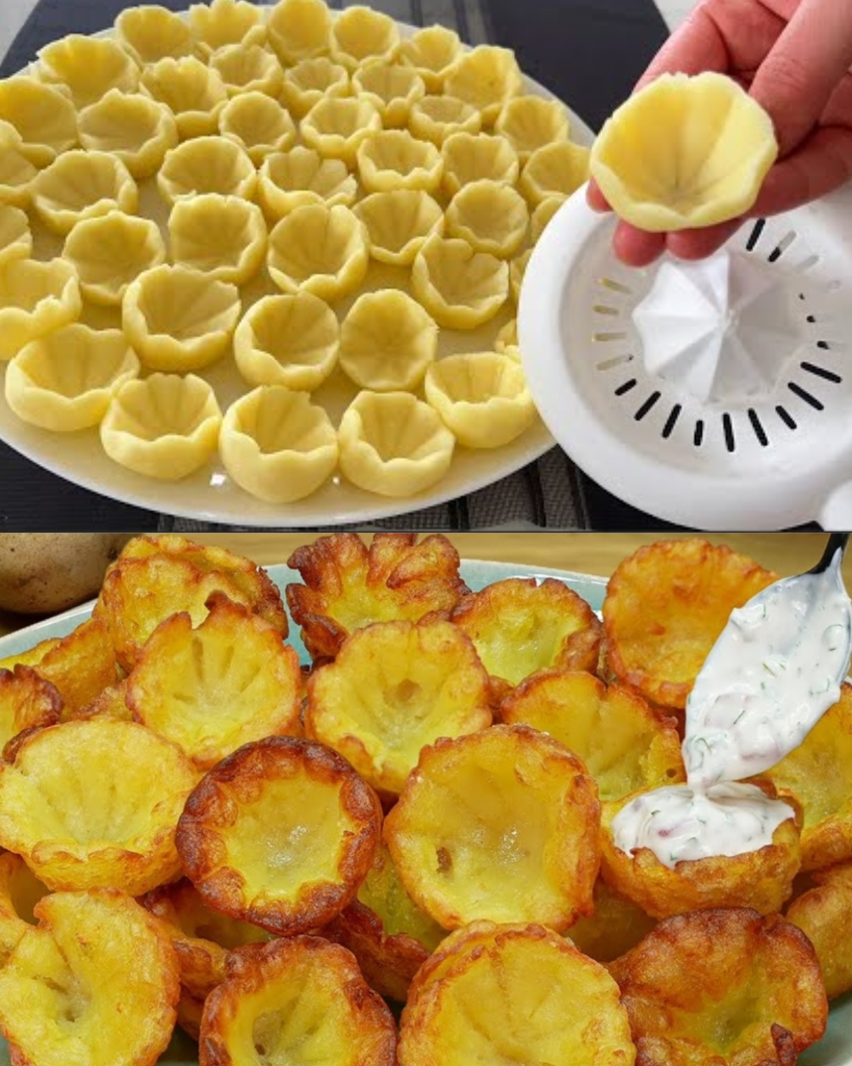 Crispy Potato Bites with Tomato and Garlic Sauce
