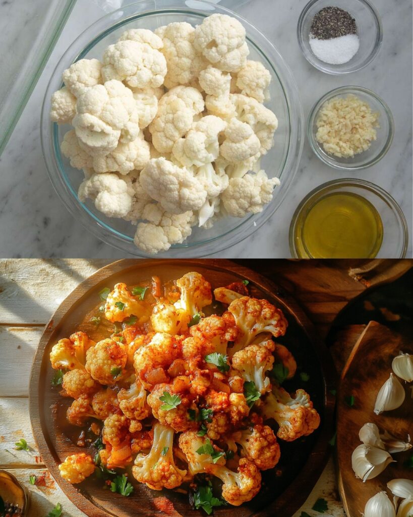 Paprika and Garlic Cauliflower