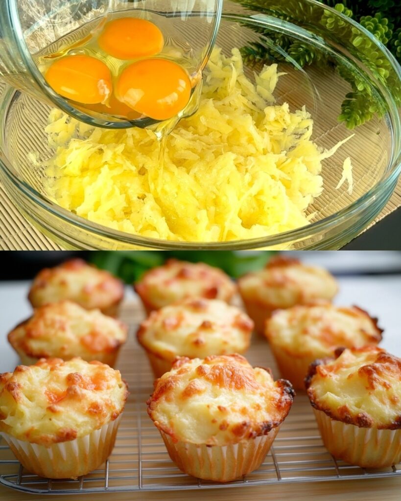 Savory Potato and Chicken Muffins