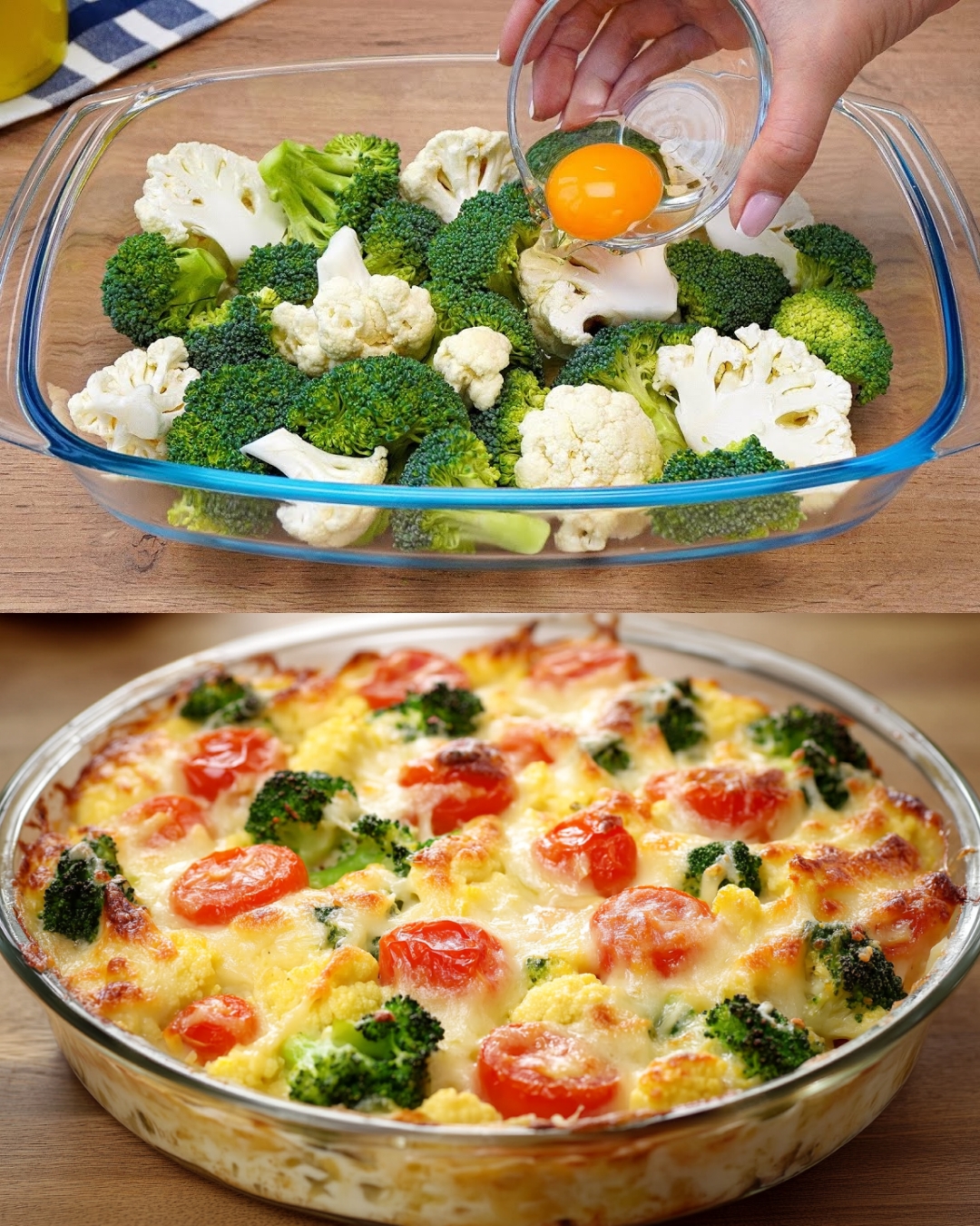 Cauliflower and Broccoli Casserole