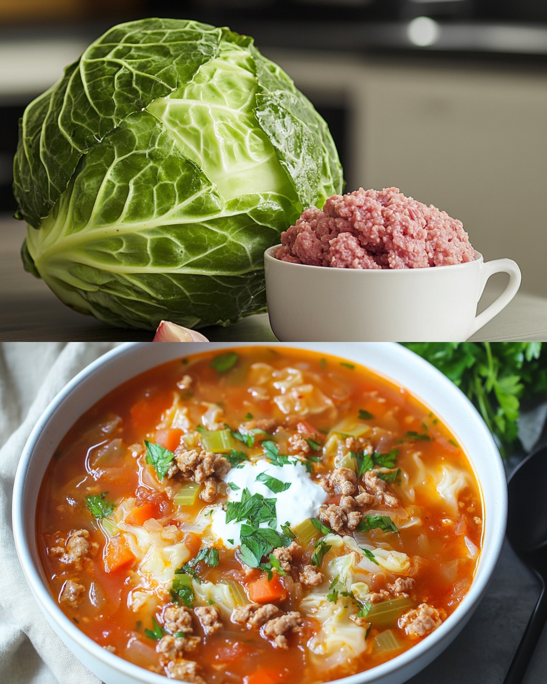 Hearty Cabbage Roll Soup