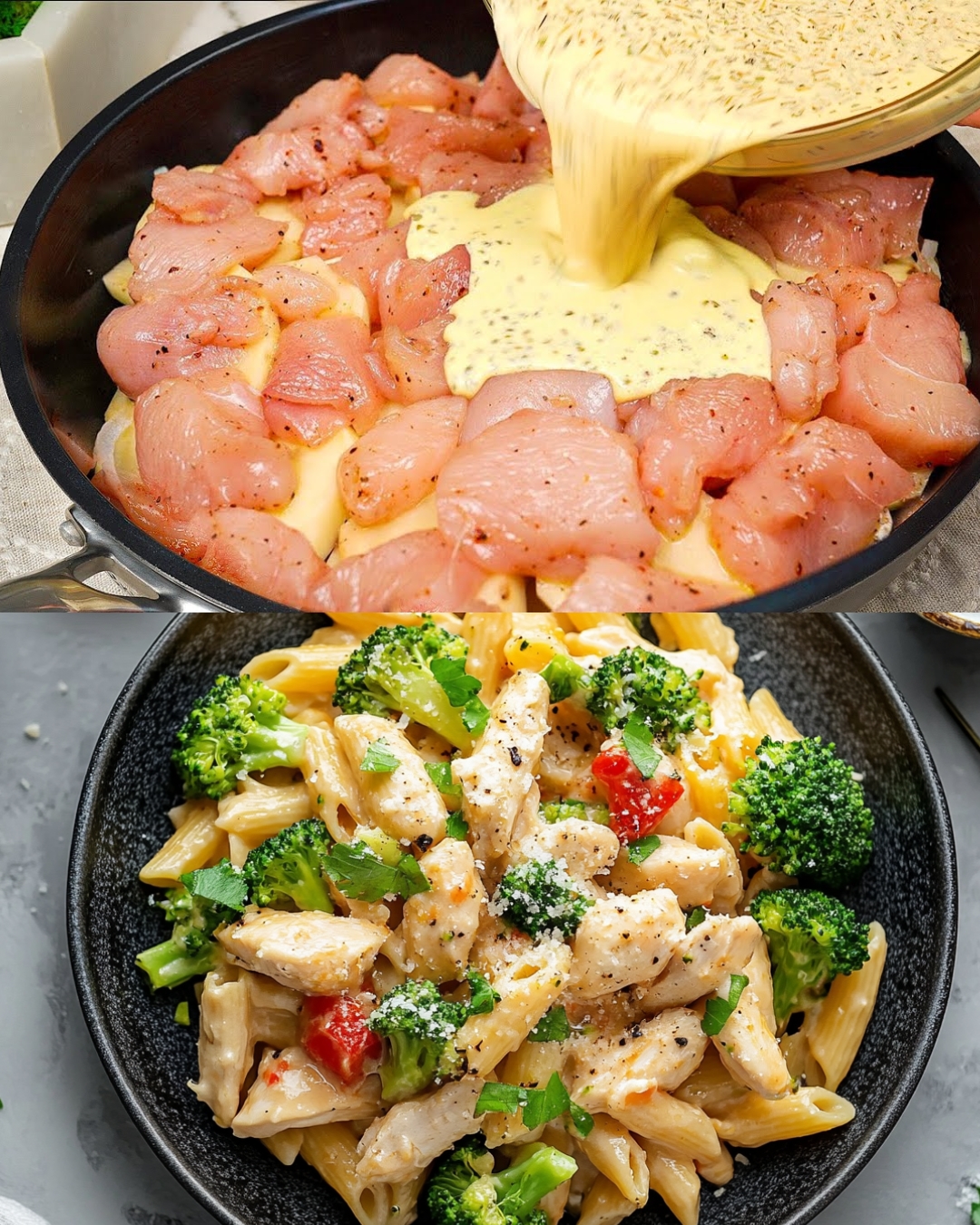 Creamy Chicken and Broccoli Pasta