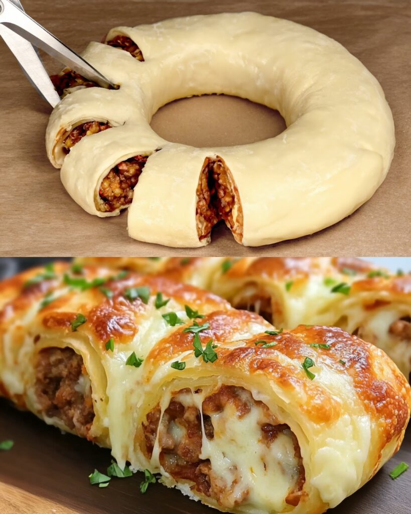 Ground Meat Puff Pastry Pockets