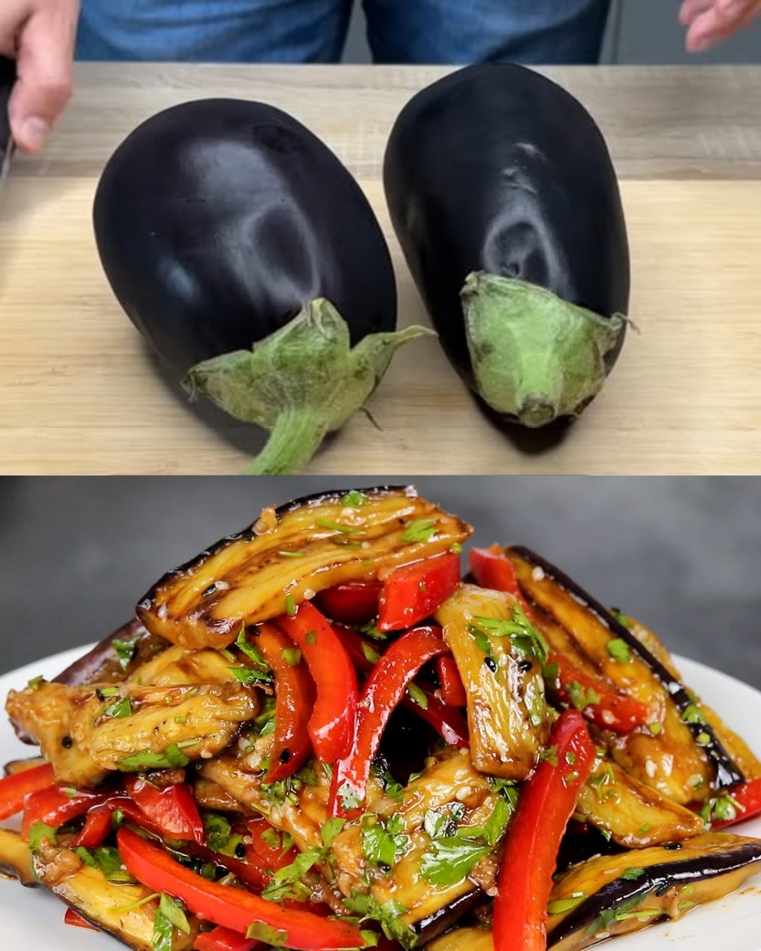 Eggplant and Pepper Snack