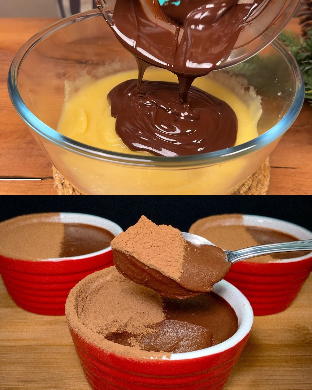 Apple-Chocolate Mousse